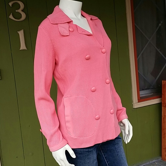 Pink Ribbed Sweater