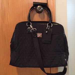 Black quilted Liz Claiborne bag