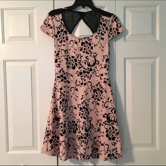 Cute pink and black dress