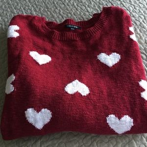 Paper moon Valentines Day Sweater