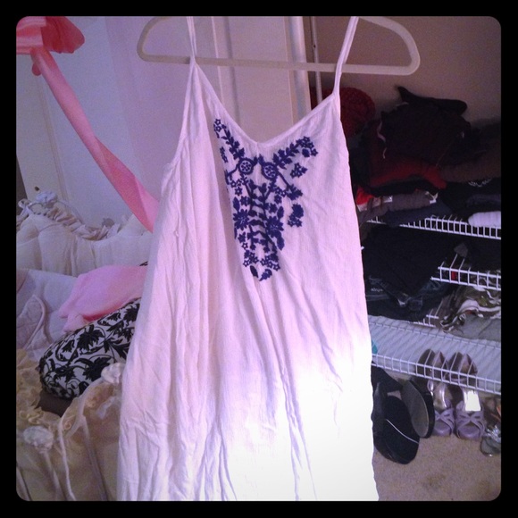 Maternity Blue and white dress