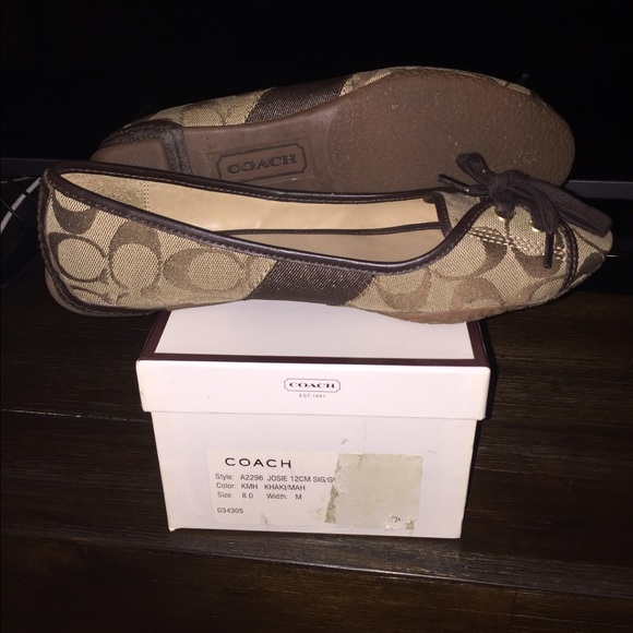 Coach JOSIE Flats Size 8 - Picture 2 of 4