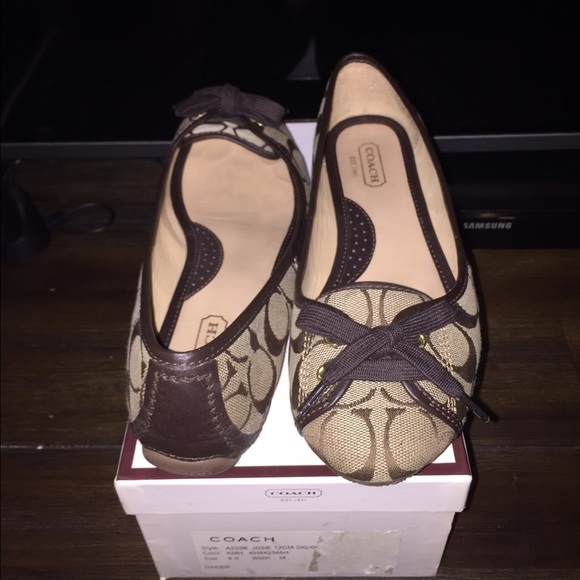 Coach JOSIE Flats Size 8 - Picture 3 of 4