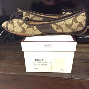 Coach JOSIE Flats Size 8