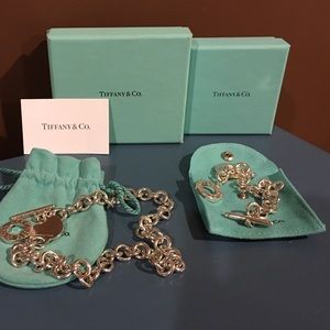 Heart toggle Tiffany & Co. Necklace & bracelet
