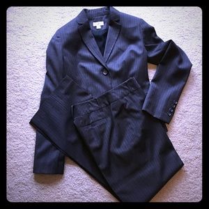 Gray pinstripe suit jacket. Pants for sale too.