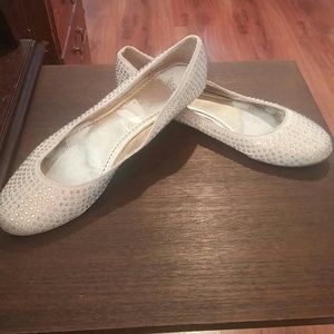 Cutsey sparkly flats