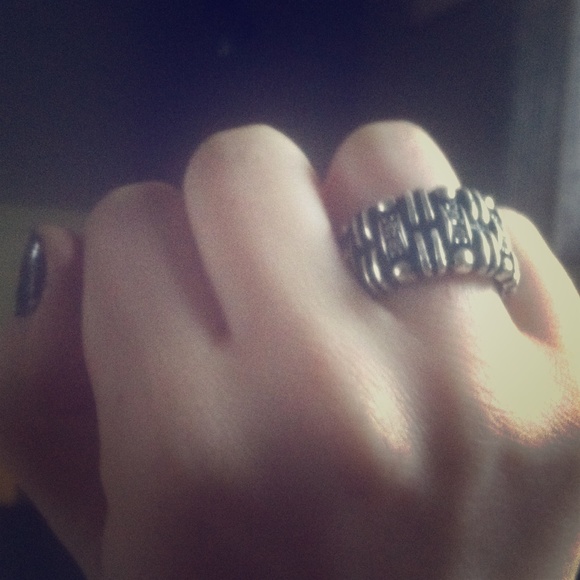 Silver lia Sophia ring