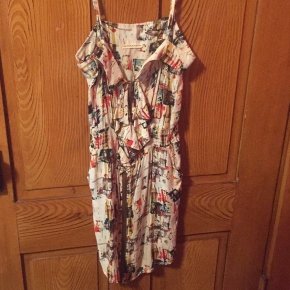 Multi color spaghetti strap dress