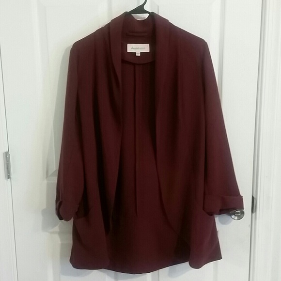 Open front blazer
