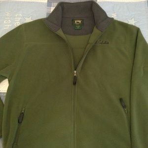 Olive green Fleece sweater (men's)