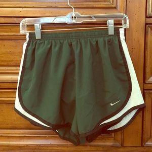NIKE running shorts green