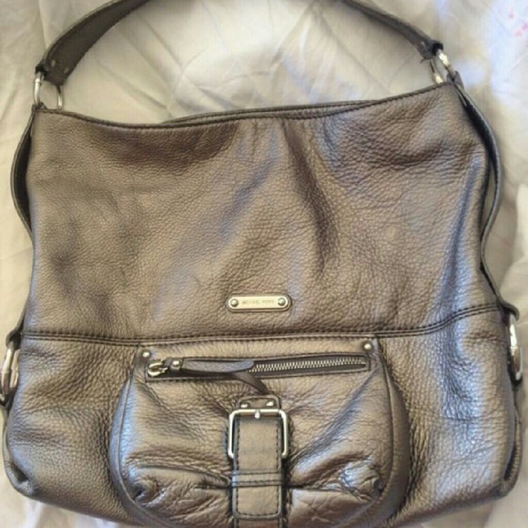 Silver Metallic Michael Kors