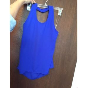 Royal blue dress up top