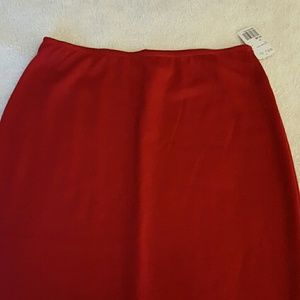 Brand new beautiful red pencil skirt