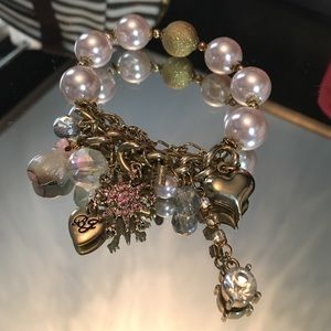 Pearl Charm Bracelet