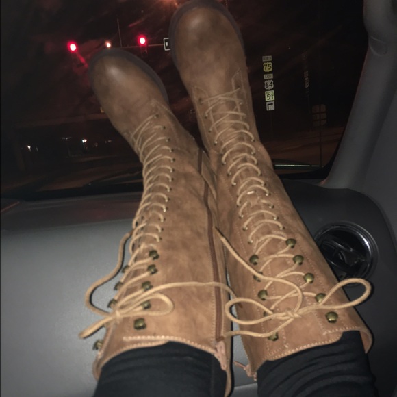Lace up boots