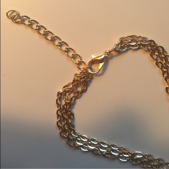 (L1) Triple Layer Tassel Necklace - Picture 4 of 4