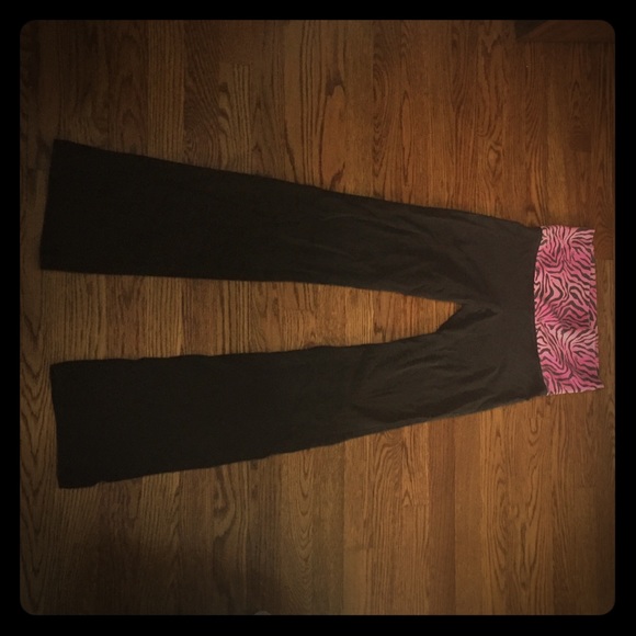 VS pink yoga pants bootcut