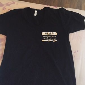 A black tee shirt