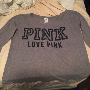 Victoria's Secret pink long sleeve shirt