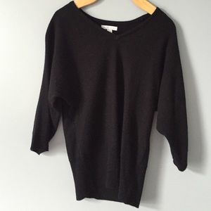 Black sweater.