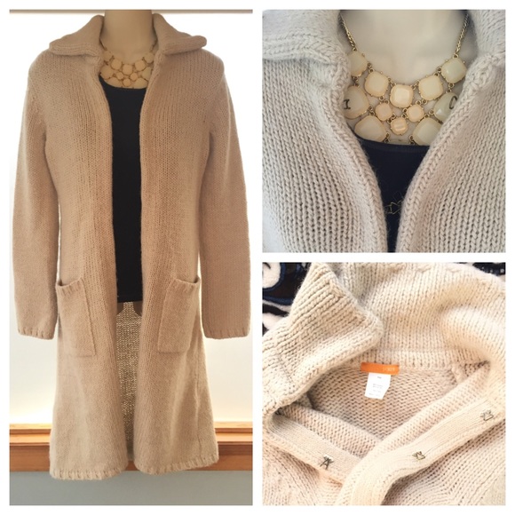 💚 JCrew 36" COZY ShabbyChic Gorgeous Duster