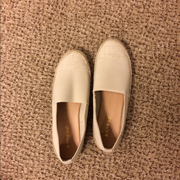 Never worn canvas and lace TOMS look alike