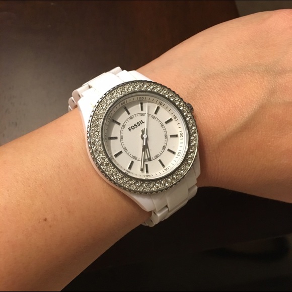 Fossil Stella Multifunction White Resin watch