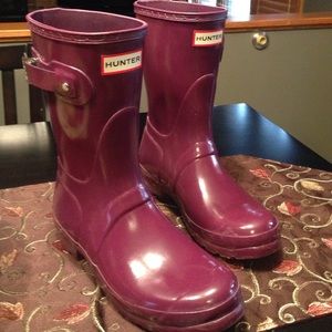 Hunter original short gloss boot