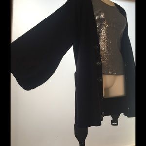 💛RARE Knit Bishop Sleeve Cardigan