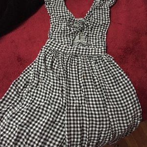 Black and white holister dress