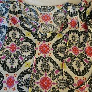 Silk top with full sleeve