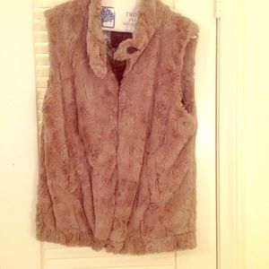 Anthropologie feaux fur vest