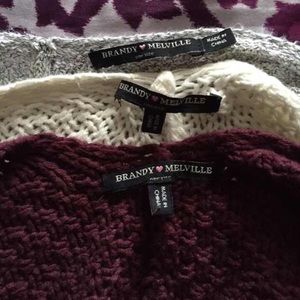 Oversized Brandy Melville Cardigans