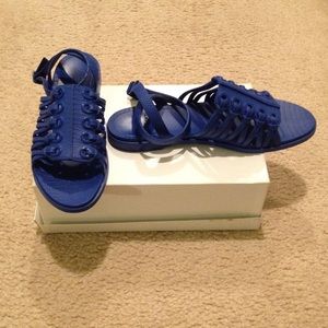 Givenchy flat wrap around sandals.