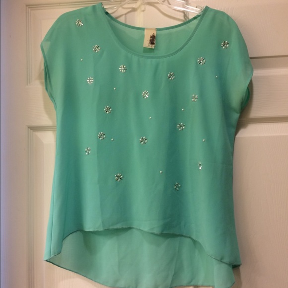 Turquoise high low top