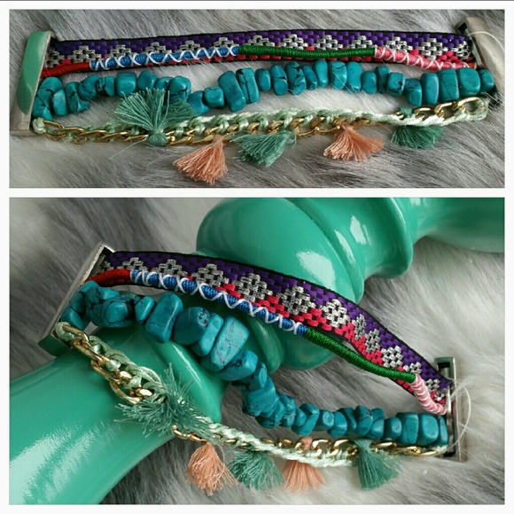 ⭐💋LAST CHANCE 💋Color splash BOHO bracelet NWOT - Picture 2 of 4