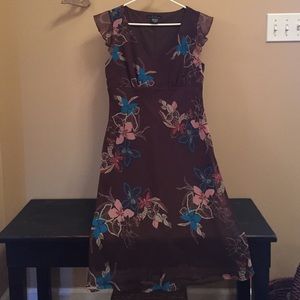 FINAL MARKDOWN- Feminine brown dress