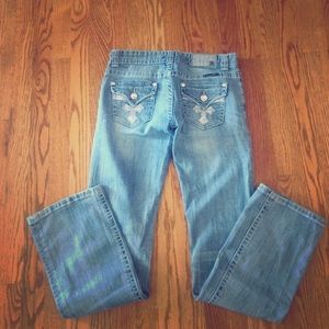Rock and Roll Cowgirl light wash jeans
