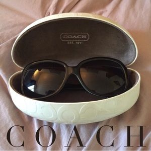 AUTHENTIC coach sunglasses with case