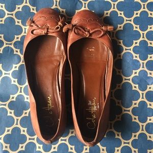 Cole Haan leather flats, lightly used