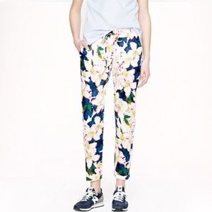 J. Crew Cove Floral drawstring pant