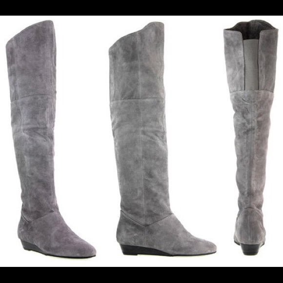 Chinese Laundry Turbo knee high suede boots