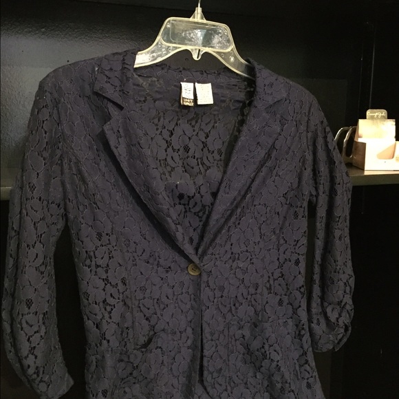 Navy blouse