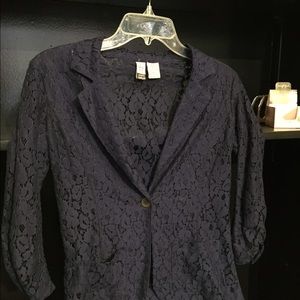 Navy blouse