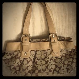 Coach signature satchel
