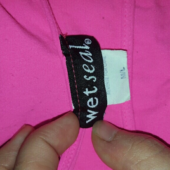 Hot pink wet seal tank top