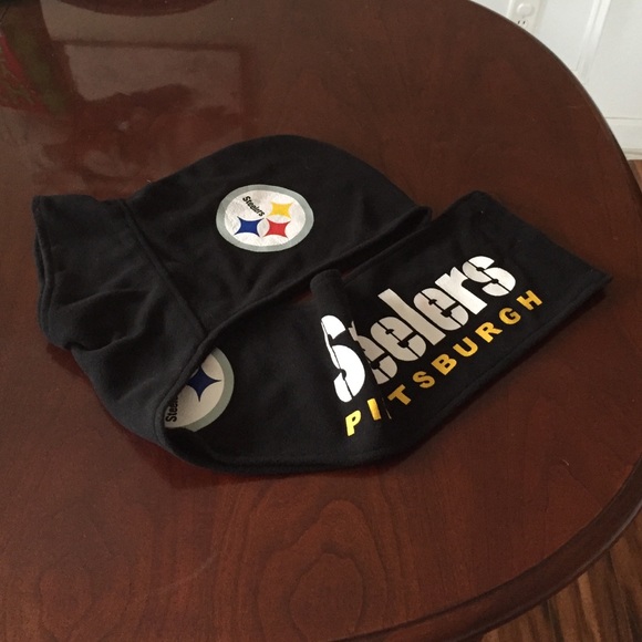 Steelers hooded scarf