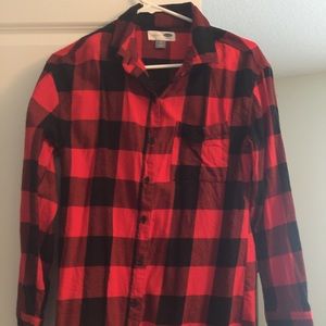 Old Navy buffalo plaid flannel